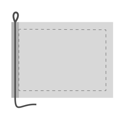 Kordel und Schlaufe Links