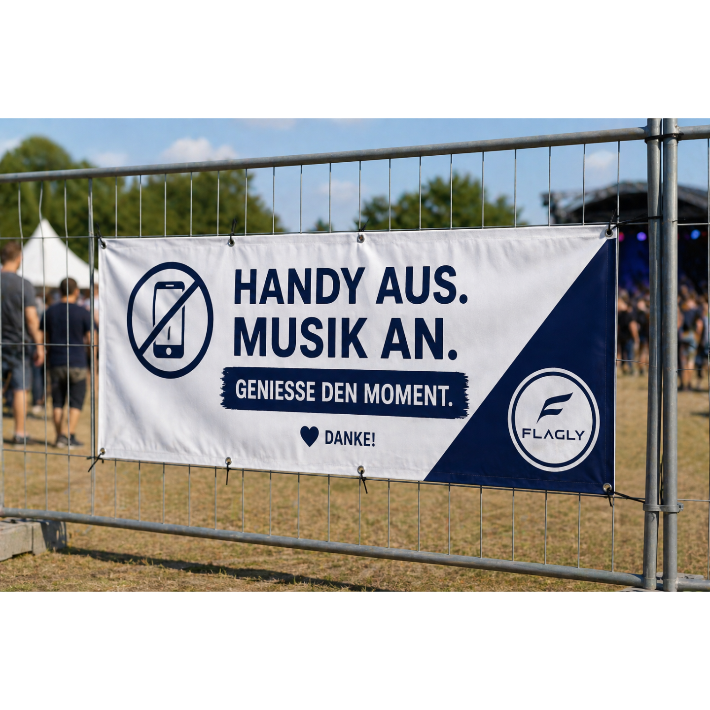 Werbebanner drucken | Stoffbanner & Spannbanner im Digitaldruck