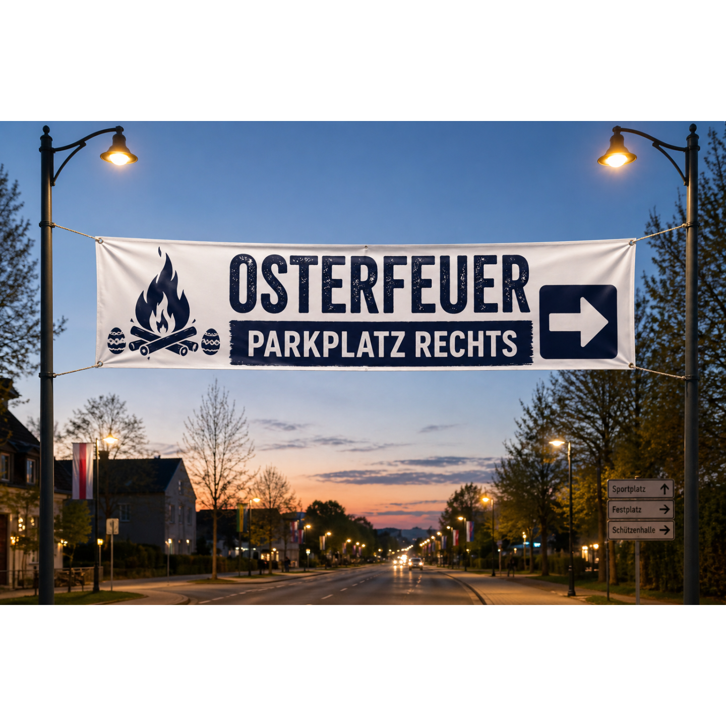 PVC Werbeplanen drucken | Frontlit, Mesh & Blockout Banner