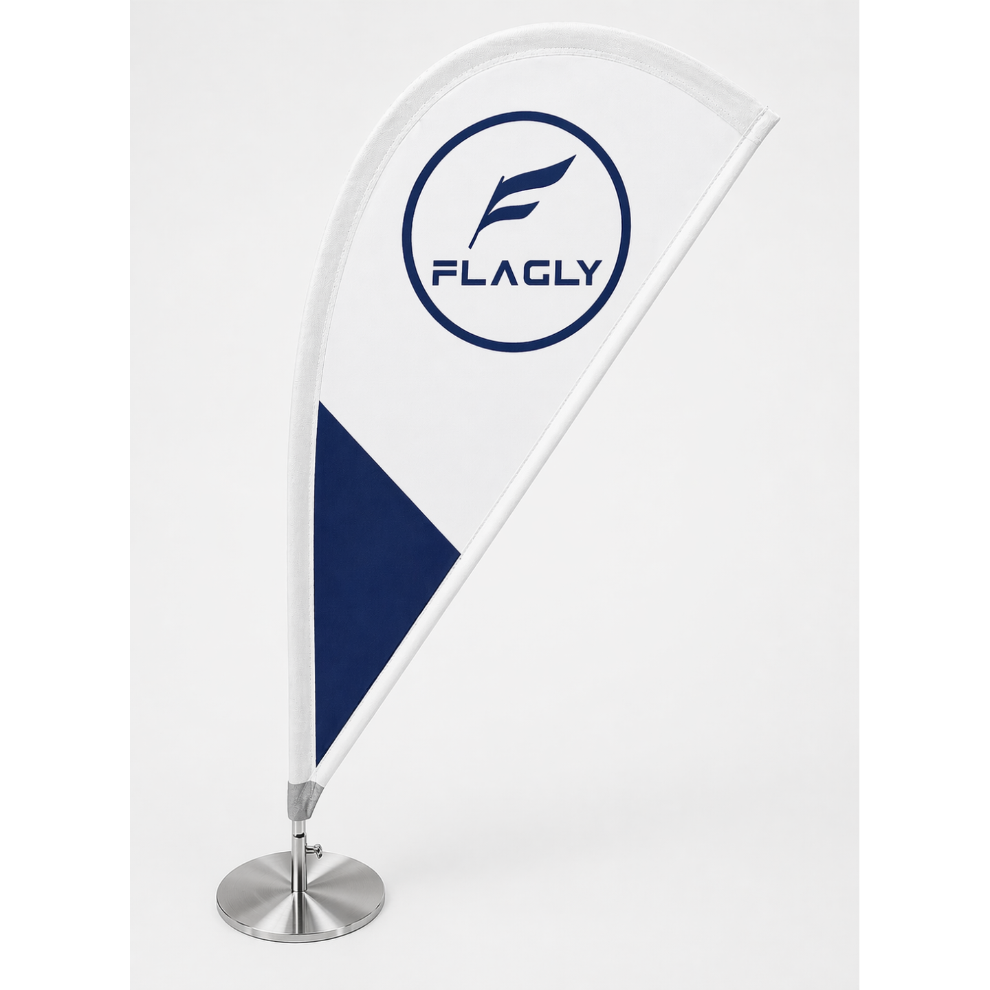 Tisch-Beachflags bedrucken | Mini Beachflags für Tisch & Theke