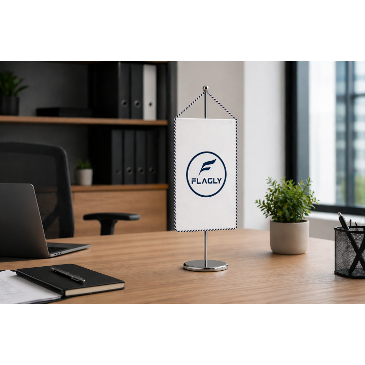 Tischbanner bedrucken | Hochwertige Tischbanner beidseitig