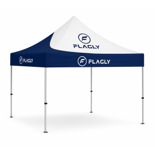 Eventzelt bedrucken | 3x3 m Werbezelt mit individuellem Druck