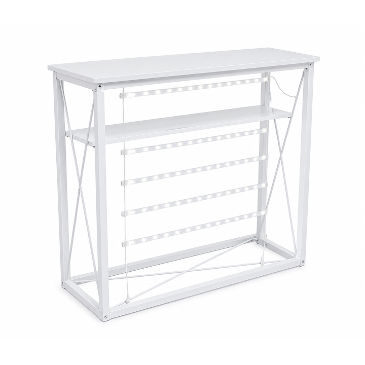 SEG Stand LED bedrucken | Leuchtender Messestand mit Textil