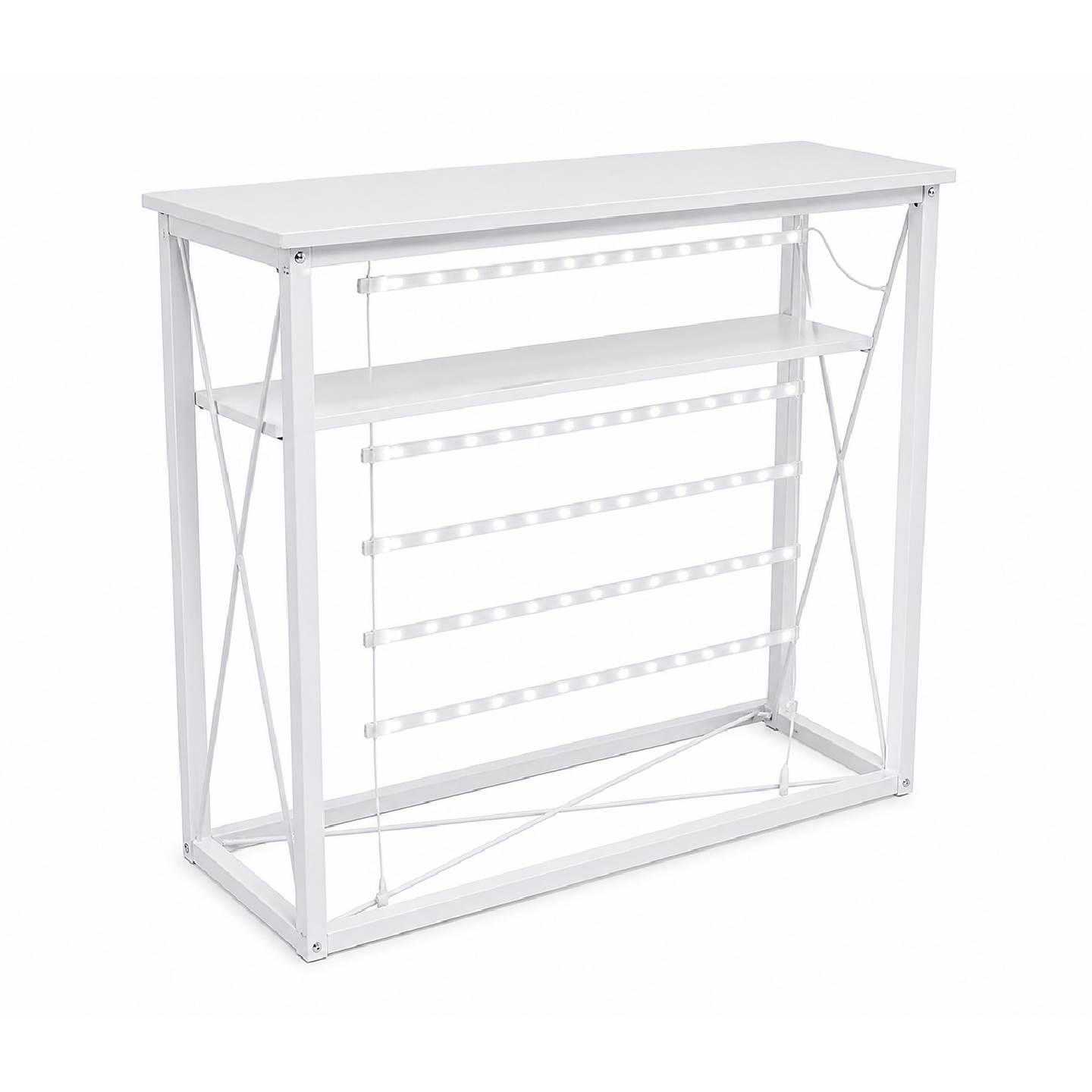 SEG Stand LED bedrucken | Leuchtender Messestand mit Textil