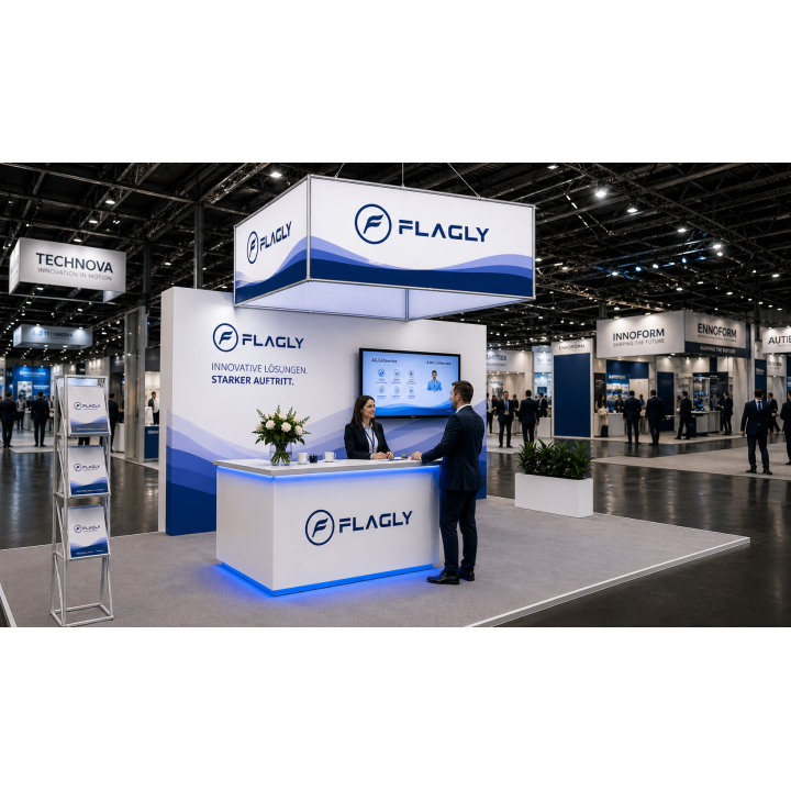 Deckensystem bedrucken | Messe Deckenhänger Kreis, Triangel, Viereck