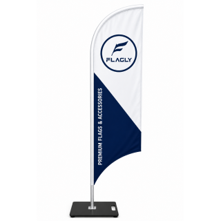 Beachflags Professional Aluminum | Hochwertige Werbefahnen inkl. Druck, Gestell und Tragetasche