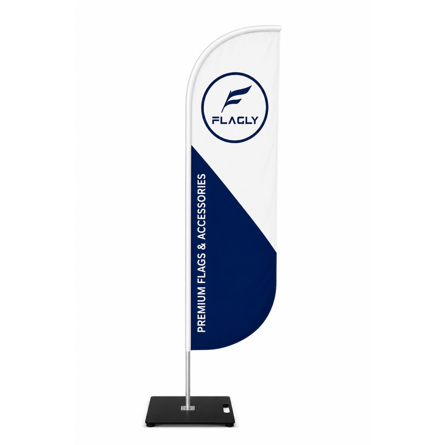 Beachflags Professional Aluminum | Hochwertige Werbefahnen inkl. Druck, Gestell und Tragetasche