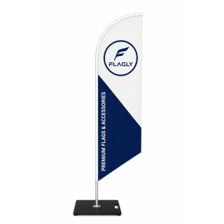 Beachflags Professional Aluminum | Hochwertige Werbefahnen inkl. Druck, Gestell und Tragetasche