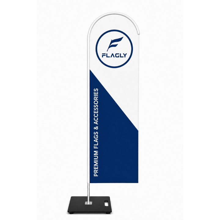 Beachflags Professional Aluminum | Hochwertige Werbefahnen inkl. Druck, Gestell und Tragetasche
