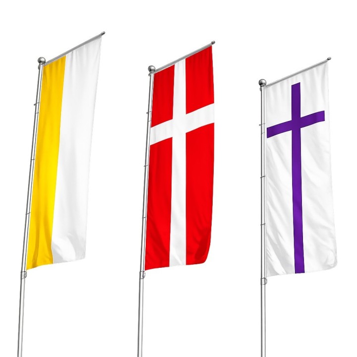 Kirchenfahnen kaufen und gestalten | Evangelische, katholische & ökumenische Kirchenfahnen