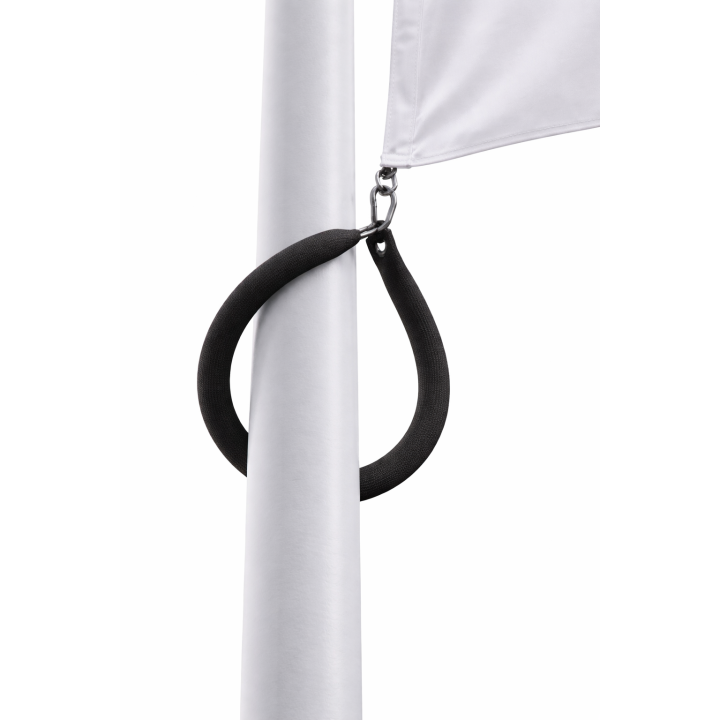 Ringgewicht 860g schwarz für Fahnenmast – verhindert Hochwehen bei starkem Wind